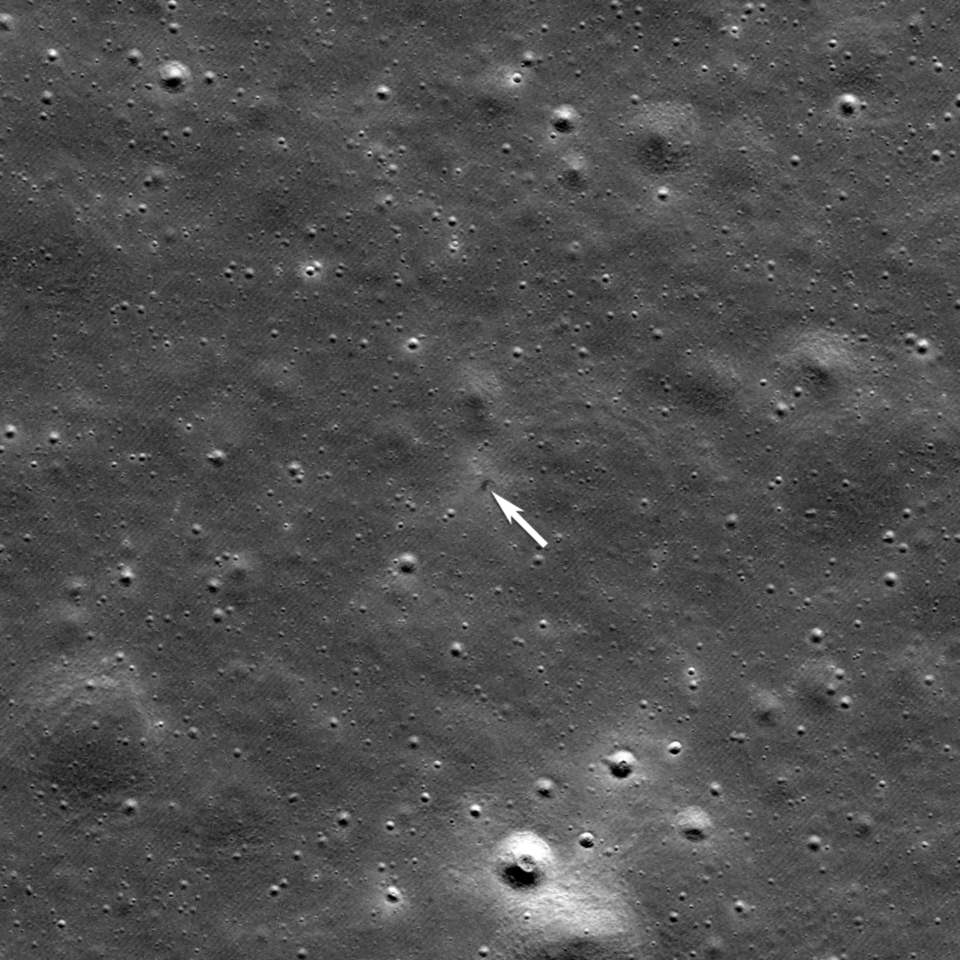 NASA Identifies Crash Site of Japan's Resilience Lunar Lander