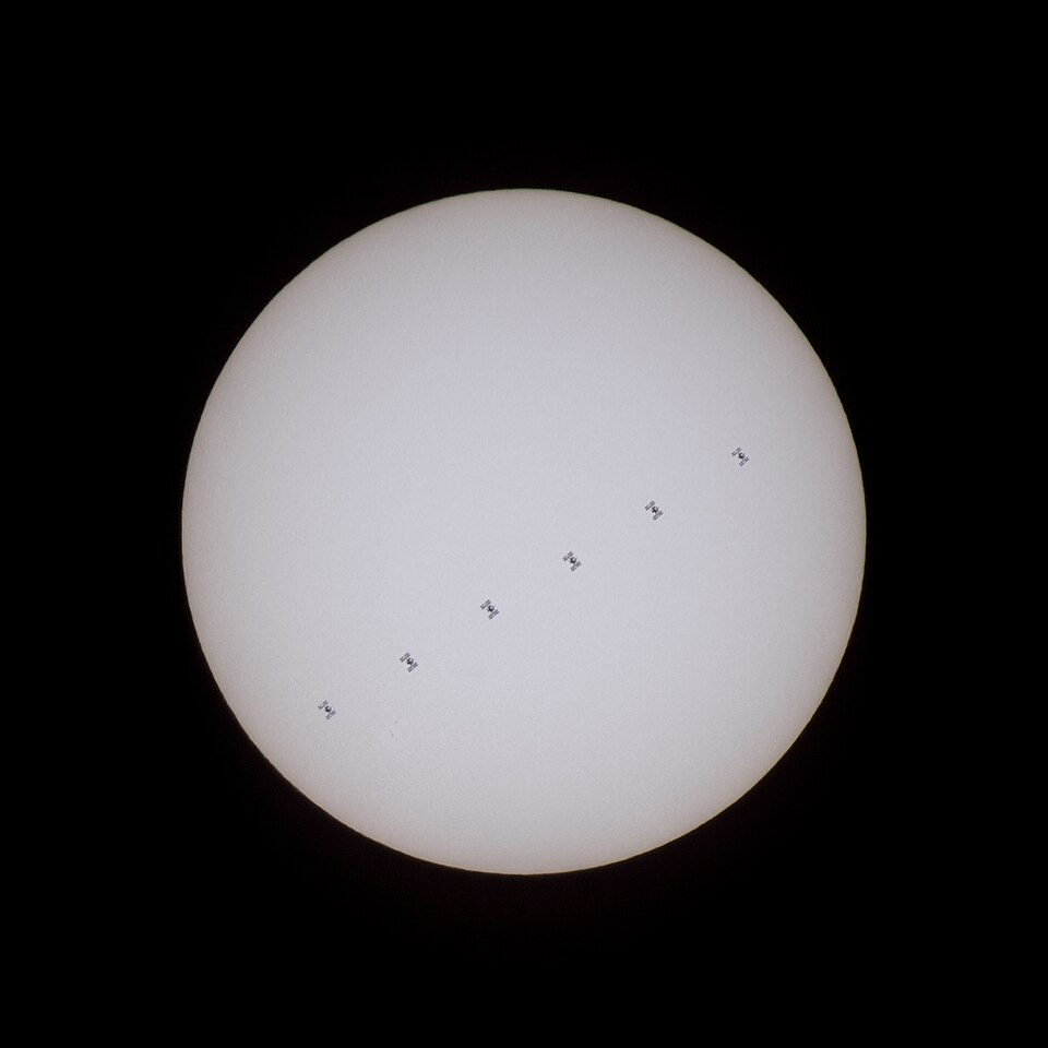 Astrophotographer Captures Stunning ISS Transit Amid Solar Flare