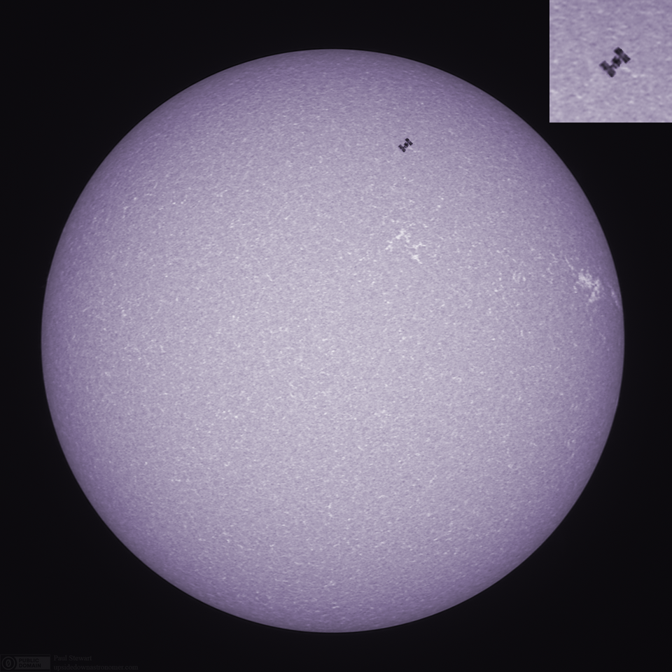 Astrophotographer Captures Rare Image of ISS Transiting the Sun