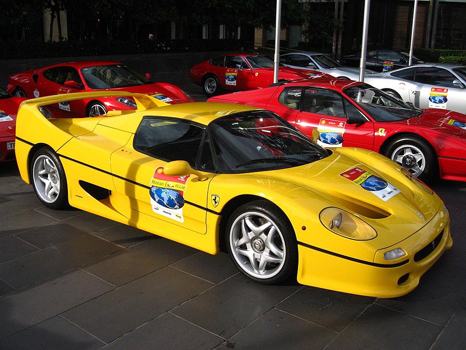 Rare Yellow Ferrari F50 Owned by Ralph Lauren Set for Auction