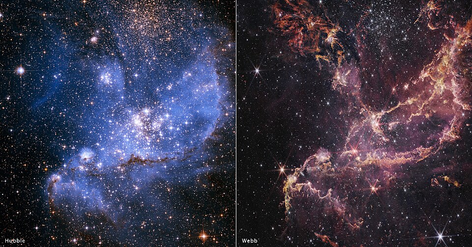 NASA's Hubble and Webb Telescopes Capture Stunning Dual Images of Star Clusters