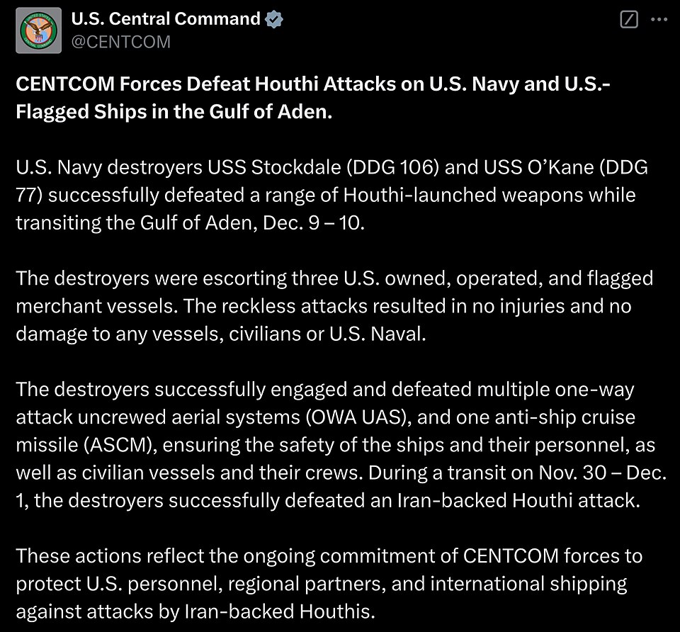 Search for Survivors Intensifies After Houthi Attack on Cargo Ship