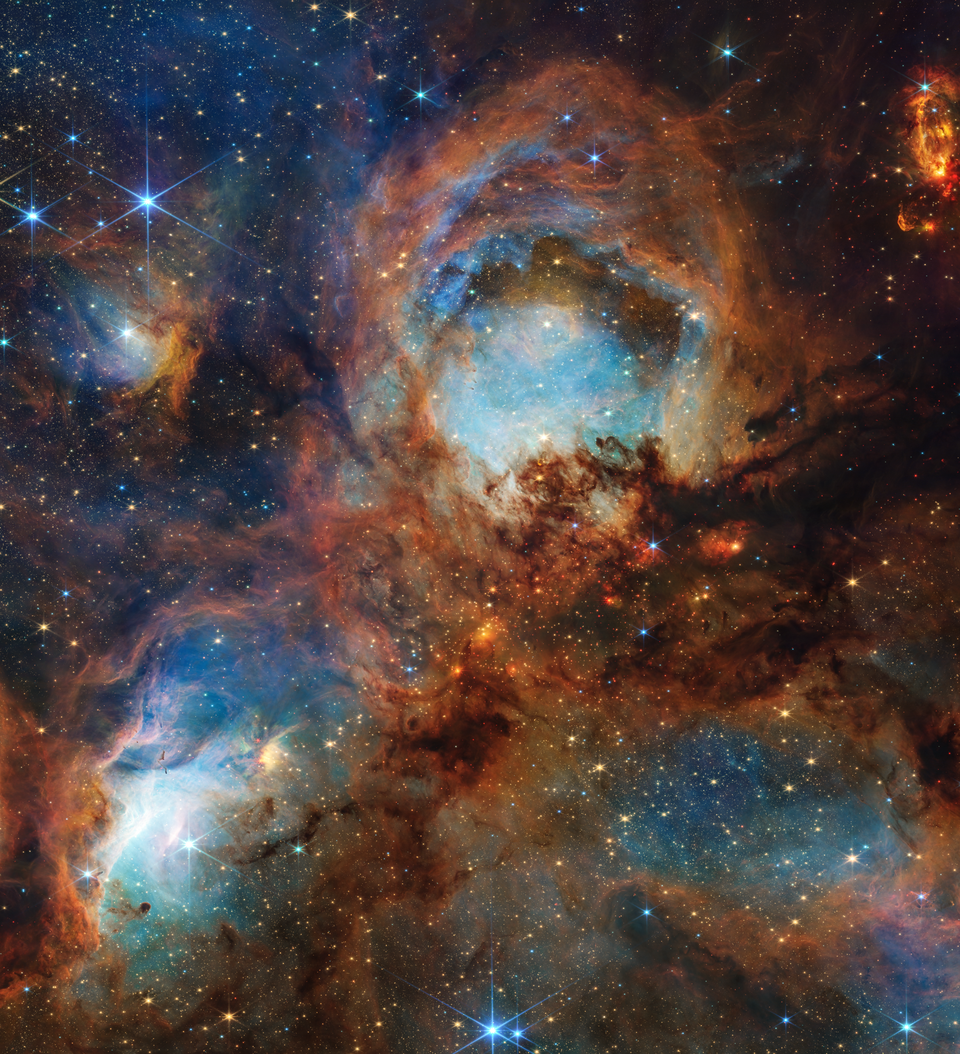 NASA's James Webb Space Telescope Reveals Stunning Cat's Paw Nebula