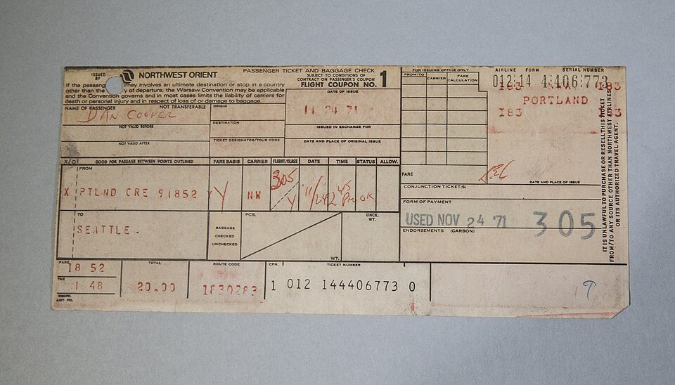 Newly Released FBI Files Shed Light on DB Cooper Hijacking Mystery