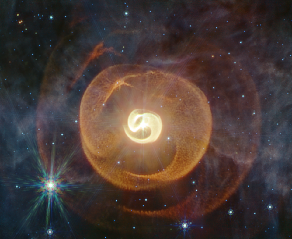 Astounding Infrared Image Reveals Complex Dynamics of Dying Stars