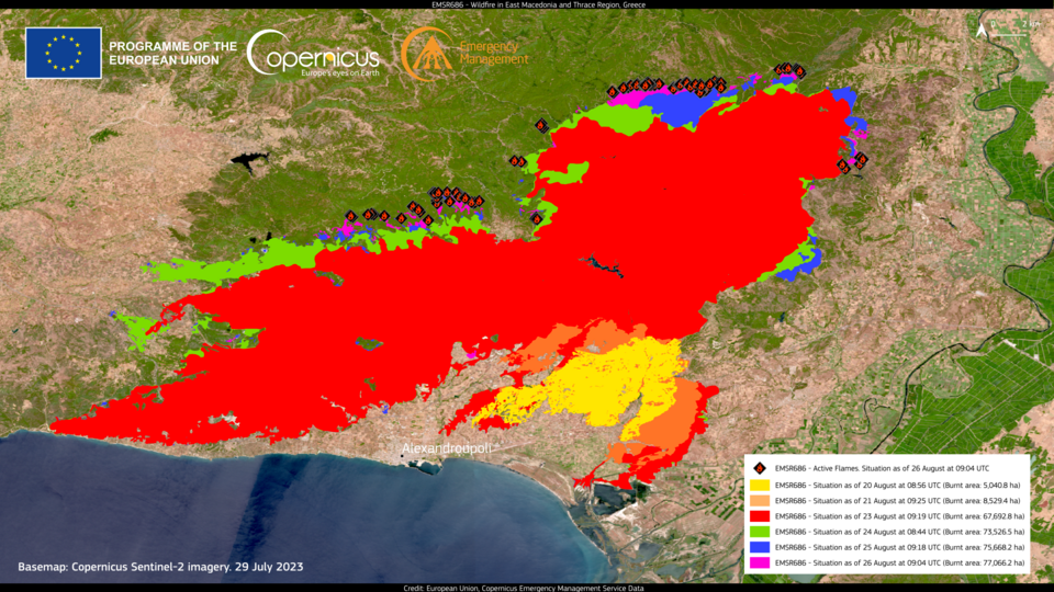 Greece Mobilizes EU Support to Combat Devastating Wildfires