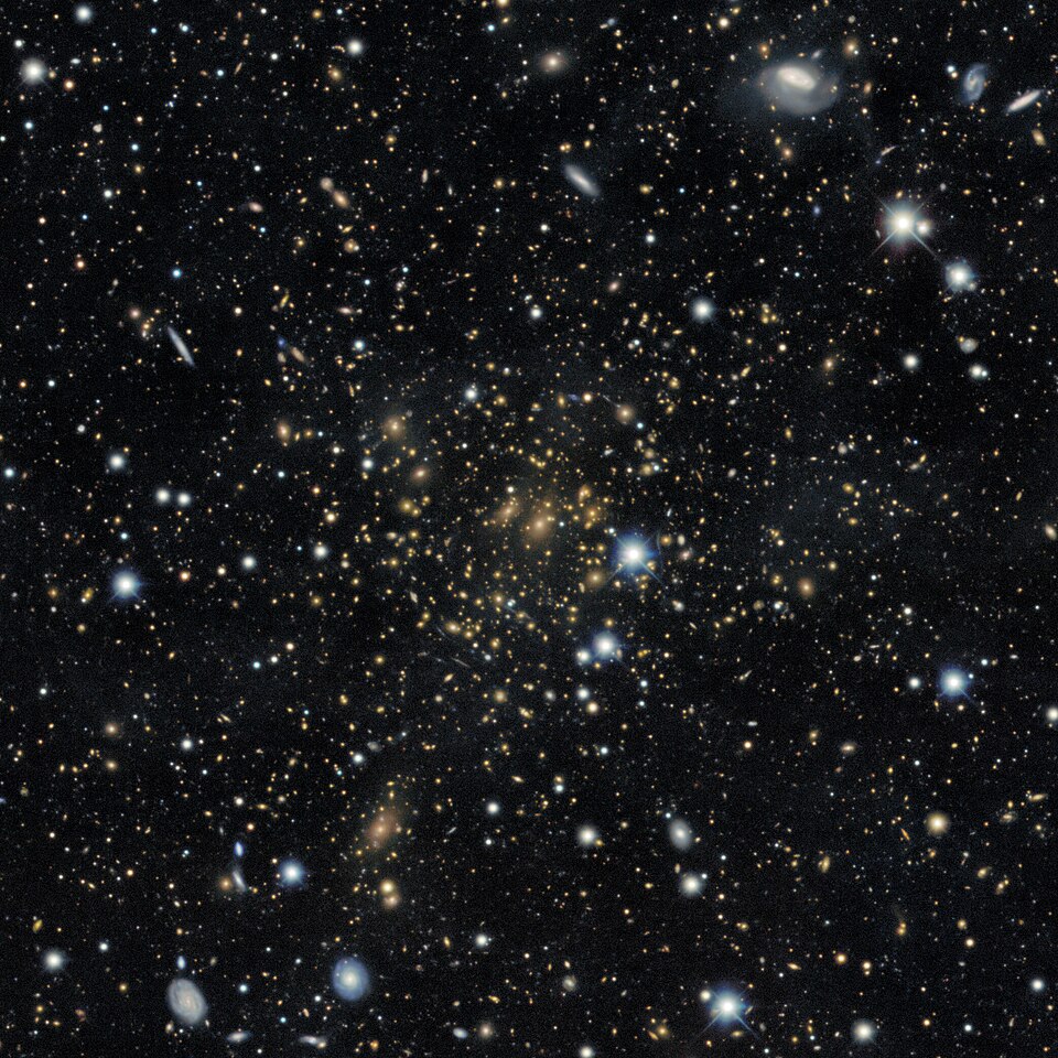 Astronomers Discover Record-Breaking Galaxy Cluster Collision Emission